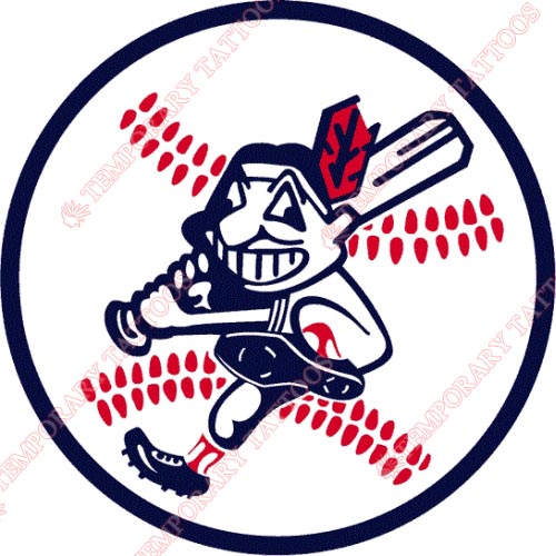 Cleveland Indians Customize Temporary Tattoos Stickers NO.1546